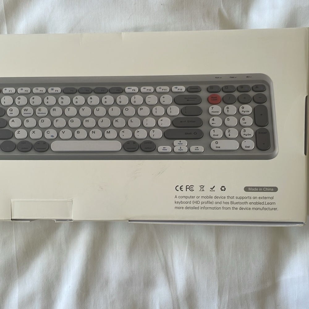 Wireless Keyboard Compatible with PC, Pad - fit for Windows/iOS/Android System - Picture 5 of 8